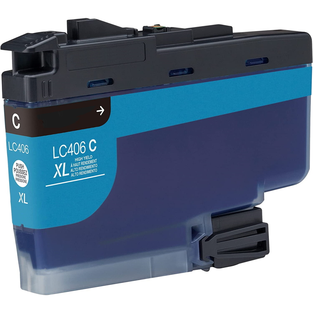 Compatible Brother LC406XLC Cyan High Yield Ink Cartridge