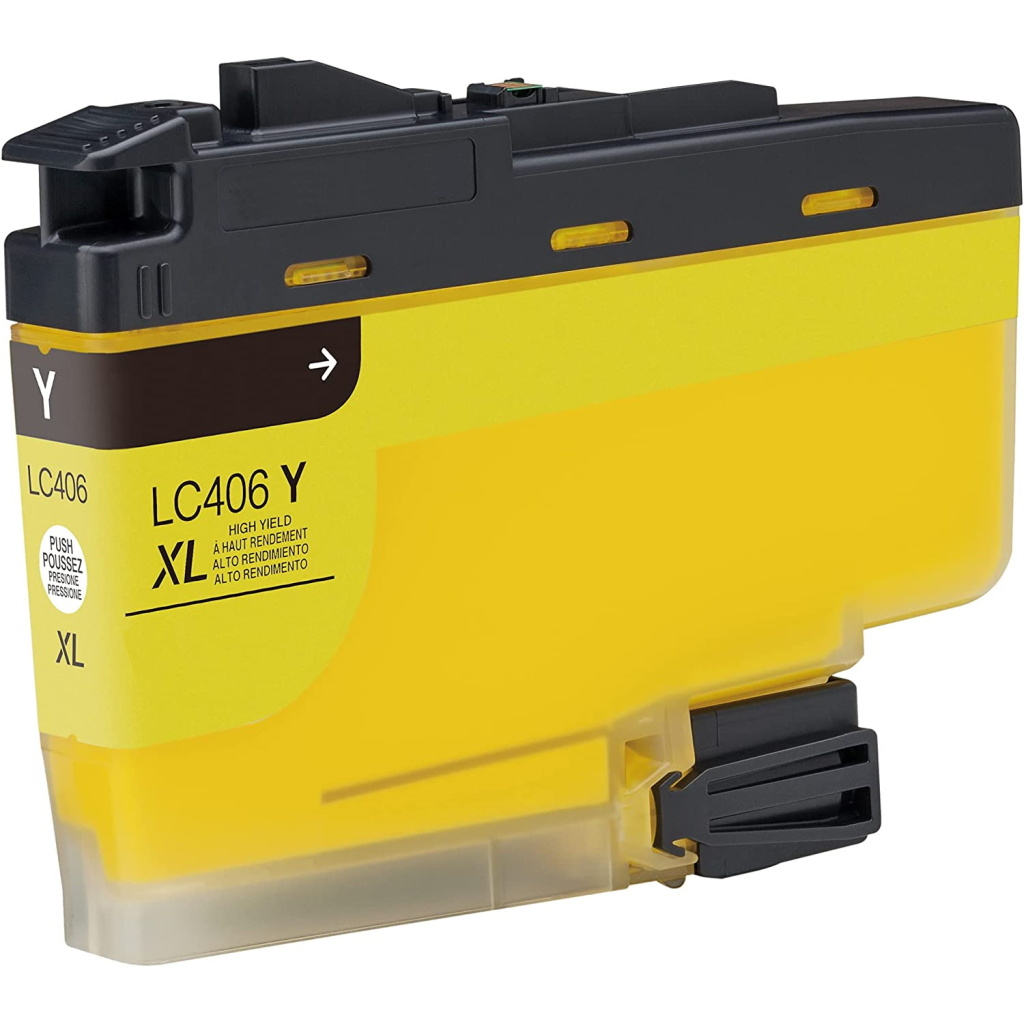 Compatible Brother LC406XLY Yellow High Yield Ink Cartridge